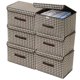 thumbnail image 1 of 6PCS Cajas De Almacenamiento Con Tapa Y Asa - Bolsa Almacenamiento Ropa Gran Organizador De Ropa Plegables De Tela No Tejida Cajones Organizadoras Para Closet Con Tapas Para Hogar Oficina Dormitorio, 1 of 7