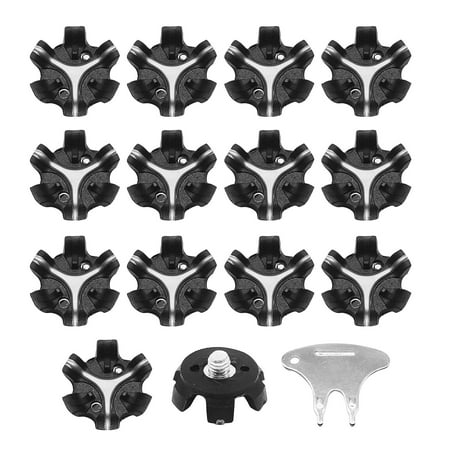 

Golf Shoe Spikes Kit Golf Shoe Spikes Tooth Lock Golf Spikes Replacement for Golf Models Easy Install