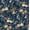 Navy Blue, variant on NextWall Vintage Floral Peel and Stick Wallpaper 20.5 in. W x 18 ft. L - Navy Blue