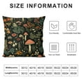 thumbnail image 5 of GOSMITH  Mushroom Pillow Covers Pack of  Boho Pillow Covers Decorative Throw Pillow Covers, Spring Floral Pillow Covers Square, Cute Aesthetic Pillow Cover,  Pillowcase, 5 of 5