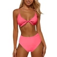 thumbnail image 1 of Bikini Taille Haute pour Femmes Ensemble Deux Pièces Maillots de Bain Aguichant, 1 of 5