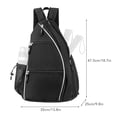 thumbnail image 4 of Pickleball Backpack Adjustable Sling Bag Tennis Racket Bag for Pickleball Tennis Badminton, 4 of 6