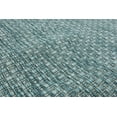thumbnail image 6 of Unique Loom Outdoor Solid Collection Area Rug (2' x 8' Runner Aquamarine/Ivory), 6 of 11
