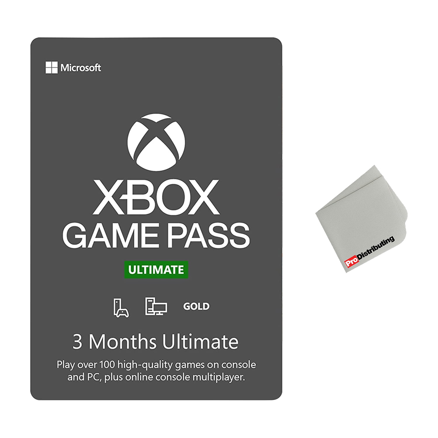 Xbox Game Pass Core 3 Month Membership Card - Digital Code