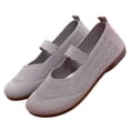 thumbnail image 4 of Dweltoz Ballet Flats for Women Slip on Box Flats Comfortable Lightweight Work Low Heel Sandals,Khaki 36, 4 of 5