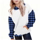 thumbnail image 2 of Sudadera con capucha para niños, cuello redondo, manga larga, ropa de abrigo para niños de talla mediana y grande, jersey, blusa de poliéster para niños, 2 of 5