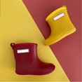 thumbnail image 3 of XXWXYD Baby Kids Easy On Rain Shoes Boots For Toddler Little Kid Short Rain Boots Lightweight Rainy Day Shoes for Classic Versatile Non Slip Comfortable Shoe(2.5-3 Years,Male), 3 of 4