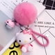 thumbnail image 2 of LLavero de juguetes de peluche Kawaii Sanrio Hello Kitty, llaveros de dibujos animados para niñas lindas, llaveros de felpa, bolsos, adornos colgantes, regalos de Festival de joyería YAOSANBAO BAO unisex, 2 of 2