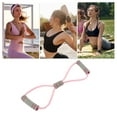 thumbnail image 2 of 1 Pc Durable 8-Shaped Yoga Stretch Band for Stretching 14.57"x4.33" Pink, 2 of 4