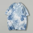 thumbnail image 4 of Men's T-Shirts Soft Summer Tie Dye Short Sleeve Fashion Street Sports Crew Neck Casual Breathable Tshirt, 4 of 4