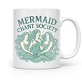 thumbnail image 2 of Mermaid Chant 11 oz Coffee Mug - For Musicians White Ceramic Gift, 2 of 6