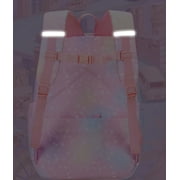 Ficcug School Bag Backpacks for Girls,Shoulder Children School Bookbags for Kids,Primary School Season Gift,Pink