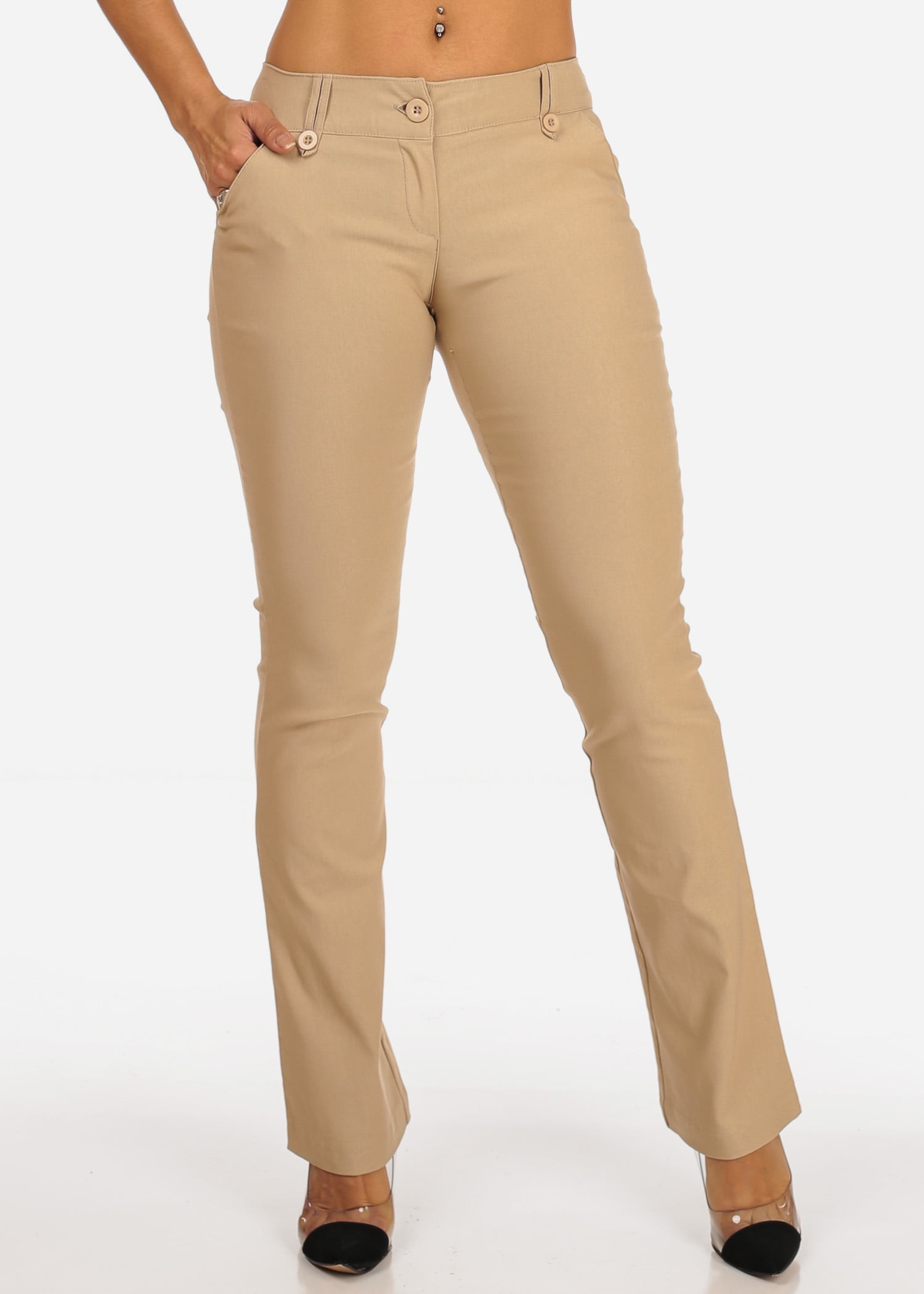 taupe dress pants womens