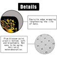 thumbnail image 5 of BSHAPPLUS 4pcs Bathroom Sets Sunflower Shower Curtain Sets Waterproof Fabric Shower Curtain with 12 Hooks,Bathroom Decor Shower Curtain and Rug Set Non-Slip Rug,Toilet Lid Cover and Bath Mat, 5 of 8