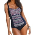 thumbnail image 1 of Women's Tummy Control Push Up Monokini Swimsuit One Piece Beach Bathing Suit, 1 of 3