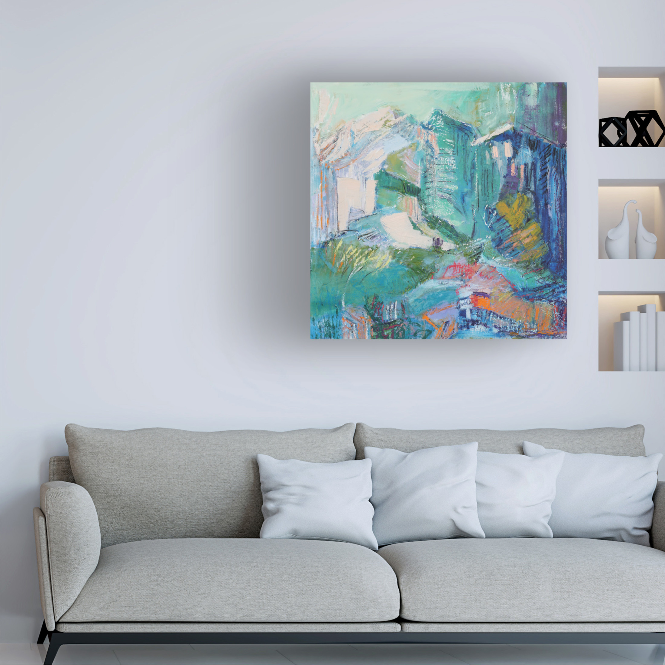 Trademark Fine Art Dorothy Fagan New Pathways V Canvas Wall Art