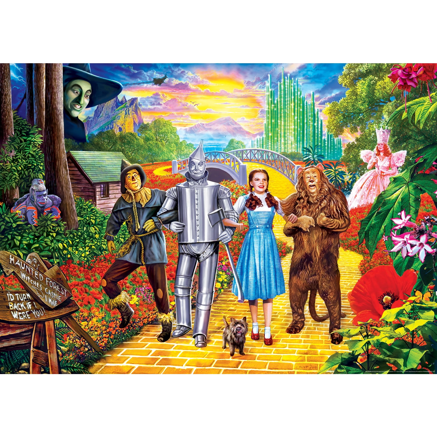 MasterPieces 3000 Piece Jigsaw Puzzle - Wizard of Oz - Off to See the Wizard - 32"x45"