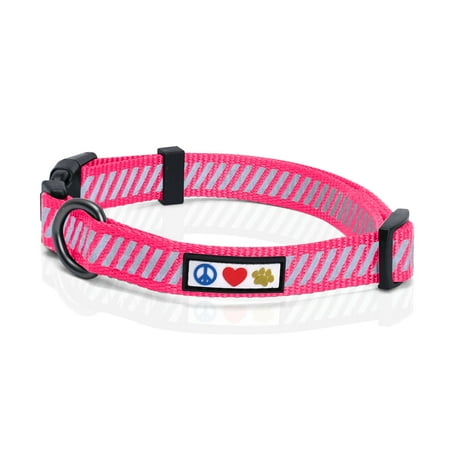 UPC: 0735255518511 | Pawtitas Reflective Dog Collar for Dog and Puppies Extra Small and Small Puppies – Pink S Collar
