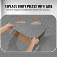 thumbnail image 6 of SKYSHALO 12pcs Peel and Stick Carpet Tile Self Adhesive Floor 12” x 12” Light Gray, 6 of 9
