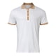 thumbnail image 2 of Gibobby Playera Polo Hombre Polo de Manga Corta para Hombre, Ajuste clásico, de algodón Suave(Blanco,M), 2 of 4
