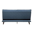 thumbnail image 5 of Lexicon Mackay Upholstered Click Clack Convertible Sofa in Blue, 5 of 7