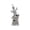 White-C, variant on Halloween Spooky Ghost Skeleton Figurine, White-c Resin Ghost Statue with Seated Skeleton Ghost Skull, Mini Ghost Decor for Halloween Decorations, Indoor Tabletop Home Decor