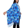 thumbnail image 4 of Junzan Lightweight Women'S Fashion Ornamental Turtles Printed Winter Fall Warm Scarves Scarf Shawl, 4 of 9
