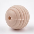 thumbnail image 2 of 100pc Food Grade Eco-Friendly Silicone Focal Beads Round Light Salmon 15x14mm Hole: 2mm, 2 of 2