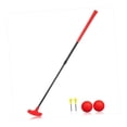 thumbnail image 3 of DYNWAVECA Putter de Golf Rétractable à Longueur Ajustable Outil Main Droite et Gauche Putter à Deux Voies Club de Golf pour Pelouse et Jardin Intérieur Hommes Femmes Rouge, 3 of 9