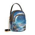 thumbnail image 7 of FORMRS Crossbody Bag for Women Quilted Travel Shoulder Cell Phone Purse with Chain Strap Handbag, Floral Moon, 7 of 7