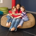 thumbnail image 3 of Jaxx Sofa Saxx 4-Foot Bean Bag Lounger for Kids & Teens, Camel, 3 of 4