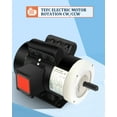 thumbnail image 2 of 2HP Electric Motor 3450 RPM General Purpose Single Phase Motor 56C Frame 115V/230V 5/8"Shaft Diameter Rolled Steel Shell TEFC 60HZ, 2 of 7