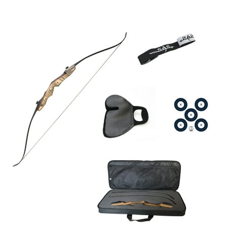 SAS Sage Premier 62 Takedown Recurve Bow Combo Package with Case Armguard
