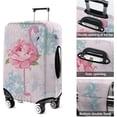 thumbnail image 5 of Travel Luggage Cover Suitcase Protector Fits 18-32 Inch Luggage Wheel Covers Patterned Travel Related Items Flower Luggage Protector Elastic Luggage Anti-scratch Suitcase Cover M, 5 of 6