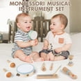 thumbnail image 3 of Instrumentos musicales Juguetes Montessori de madera para niños pequeños, 3 of 6