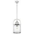 thumbnail image 2 of Ashley Harbour Transitional 1-Light Ceiling Hanging Pendant Light, Silver, 2 of 3