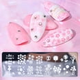 thumbnail image 5 of 1set Nail Stamping Plate Exquisite Pattern Shiny Effect Diy Nail Transfer Print Template For Makeup, 5 of 5