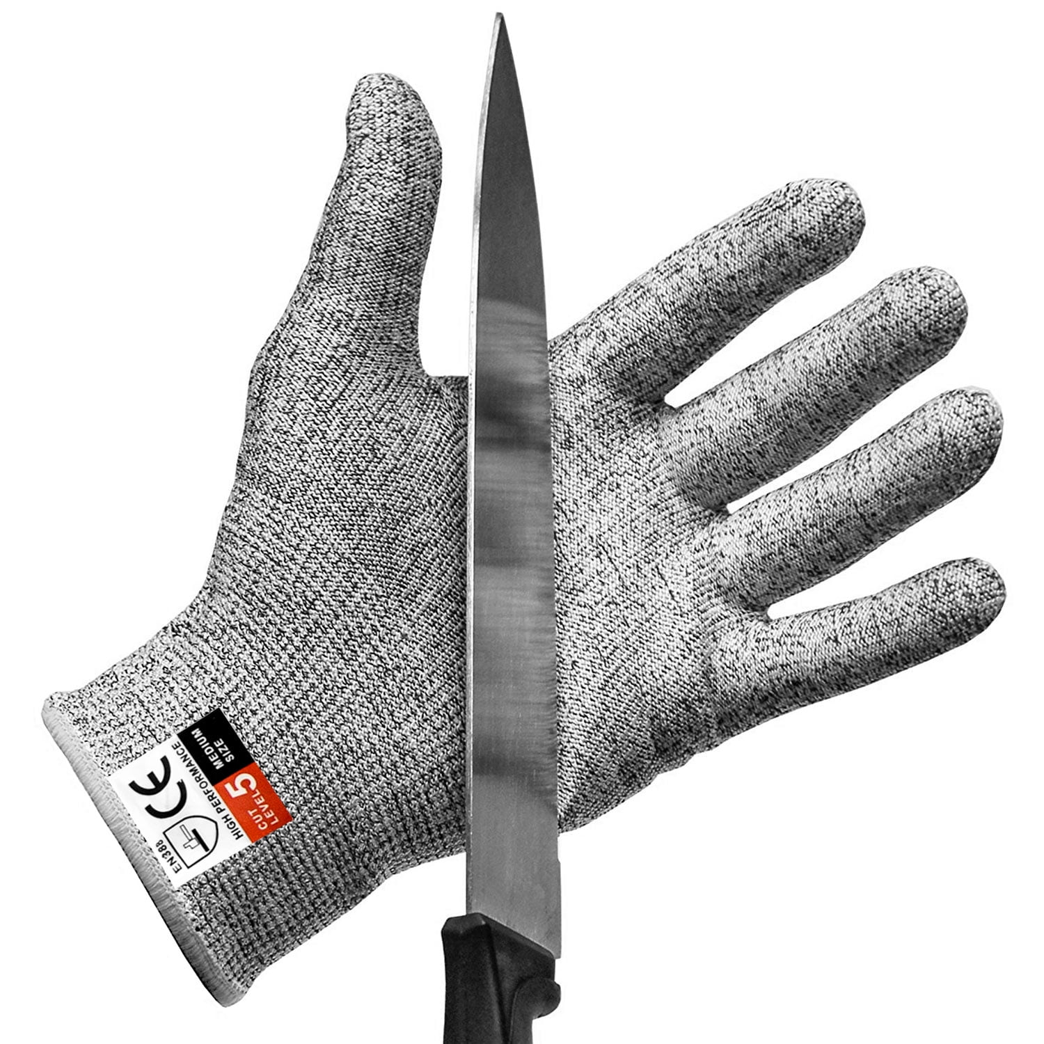 Level 5 Cut Resistant Gloves High Performance Protection Safety BBQ Gloves M 