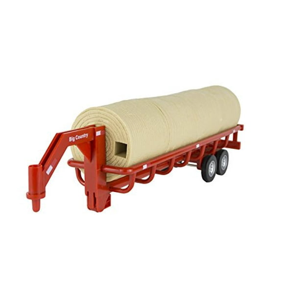 Big Country Toys Hay Trailer - 1:20 Scale - Farm Toys & Ranch Toys - Hay Baling Toys - Toy Hay Bales