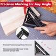 thumbnail image 5 of Arrow Aluminum Alloy Carpenter Square Set, 2PCS 7-Inch Rafter Square Layout Tools, Woodworking Triangle Rulers for Carpentry and Craftsmen, 5 of 5
