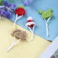 thumbnail image 4 of Cartoon Animal Crochet Hat for Small Pet Lovely Small Animal Costume Hat for Halloween Birthday Party Hat Bird Photo Hat, 4 of 8
