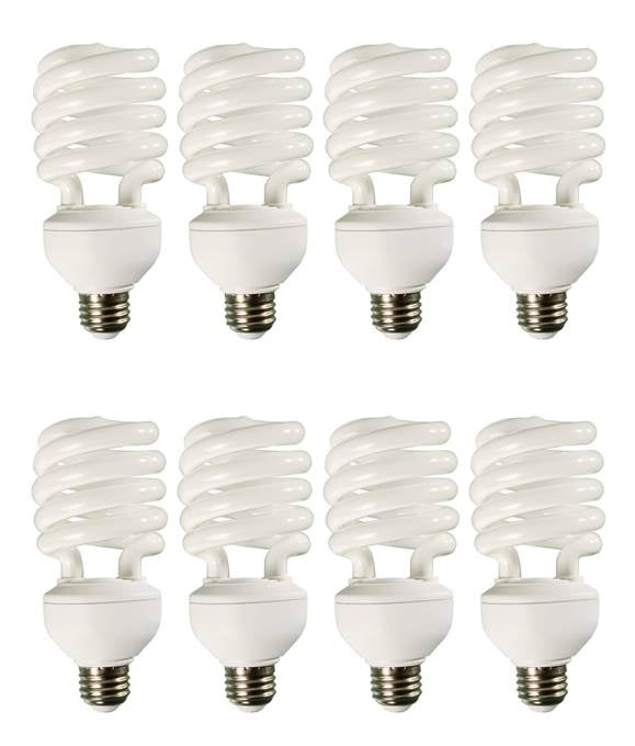 2 HYDROFARM FLC32D 32W Dayspot CFL Spiral Compact Fluorescent Grow Light Bulbs Details about    