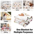 thumbnail image 4 of Chicken Flower Blanket, Christmas Throw Blanket Gifts for Holiday Birthday Rooster Hen Blanket for Adults Girls Farm Blanket Lightweight Soft Cozy Blanket for Couch Bed X-mas New Year(40"x50"), 4 of 7