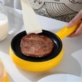 thumbnail image 5 of Mini Electric Non-Stick Frying Pan, 2-In-1 Multifunctional Electric Skillet, Portable Electric Pan For Eggs, Steak & Breakfast Cooking Yellow1-30cm, 5 of 8