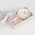 thumbnail image 5 of BalsaCircle 2 Blush Porcelain Espresso Cups and Saucers with Gift Box Party Accessories, 5 of 8