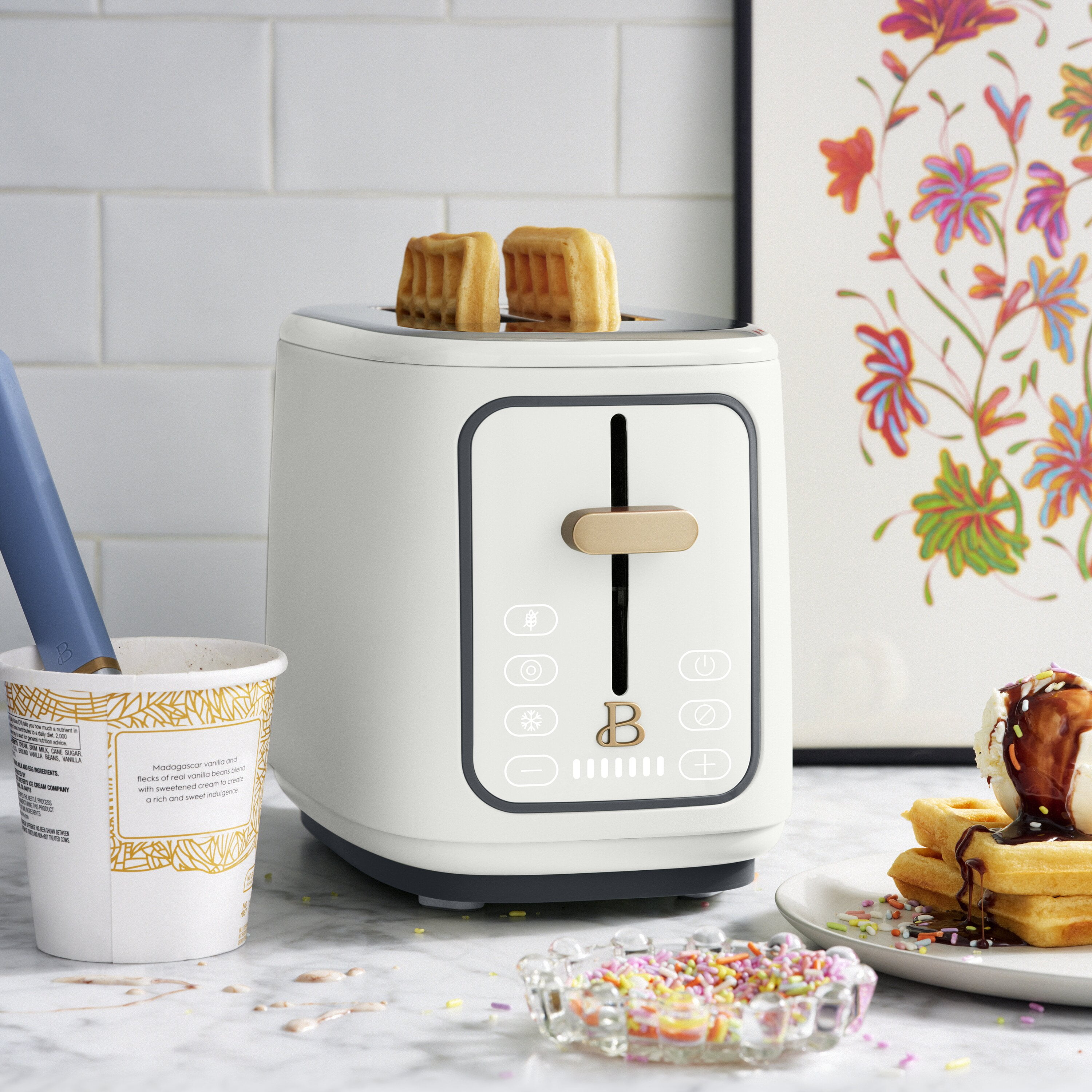 Beautiful 2 Slice Touchscreen Toaster by Drew Barrymore, 2 Slice Toaster