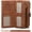 Brown, variant on Womens Wallets Large Capacity Credit Card Holder  Wallet Women Double Zipper Pocket Leather Bifold Ladies Wristlet Clutch Wallet