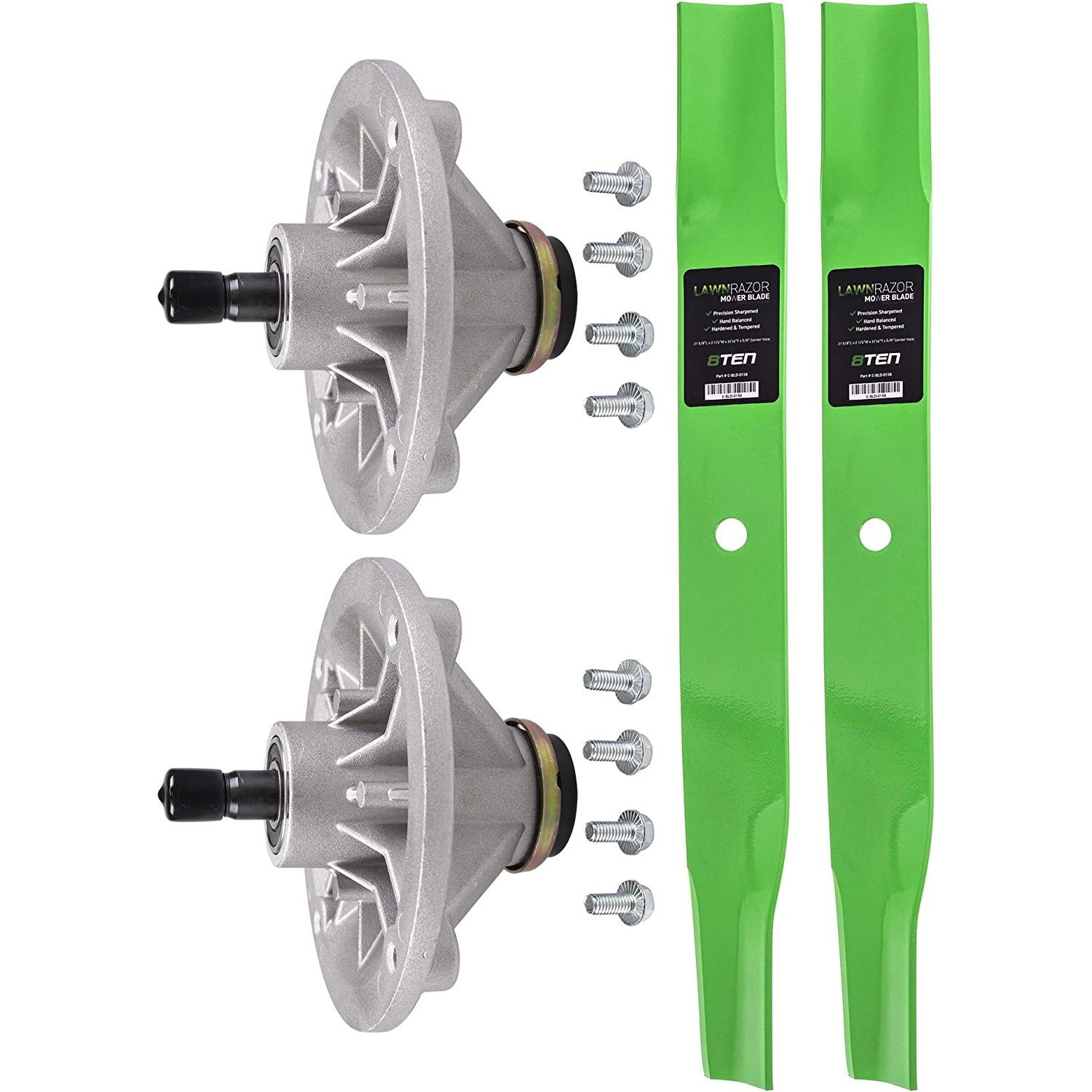 Spindle MediumLift Blade Kit for Toro 42 inch Cut Deck TimeCutter