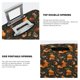 thumbnail image 3 of Balery Festive Squirrels Dark Forest Funda de equipaje, fundas para maletas, elástica, lavable, protector de maletas, compatible con maletas de 18 a 32 pulgadas-X-Large, 3 of 7