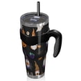 thumbnail image 2 of 40oz Tumbler,Halloween Gnome Pattern Insulated Tumblers with Removable Handle,Stainless Steel Double Vacuum Coffee Tumbler Cup with Straw for Home,Office,Travel,Party, 2 of 5